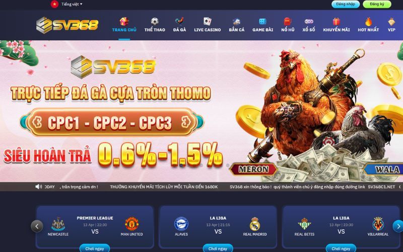 Đôi nét về nhà cái SV368